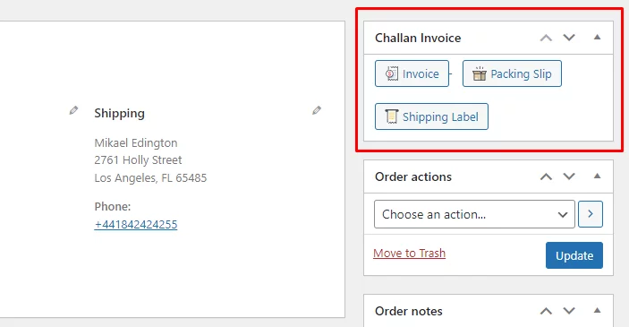 Using Challan create an invoice and  auto-generates invoices for every order