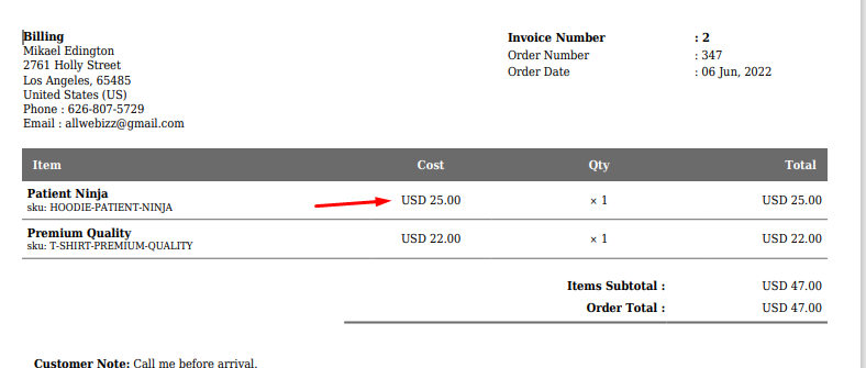 WooCommerce invoice and how to add them to your invoice template using Challan