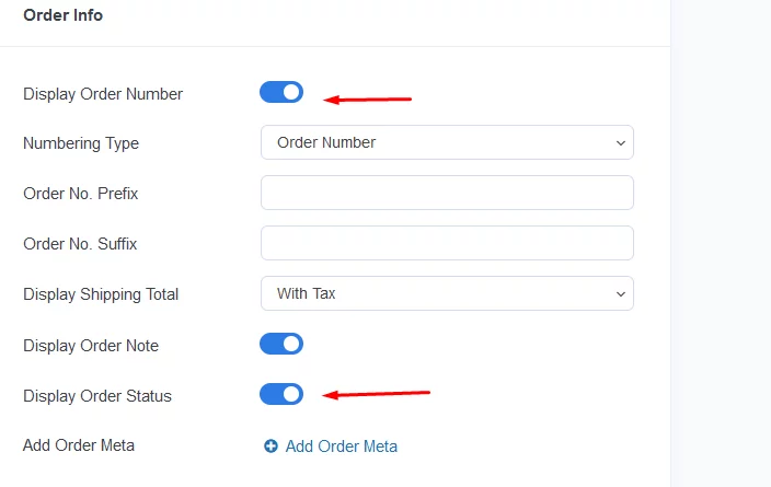 Challan pro built-in custom fields - you can add prefixes and suffixes with them.