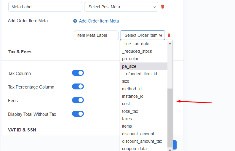 In the pro version, you can add multiple custom fields for every section.