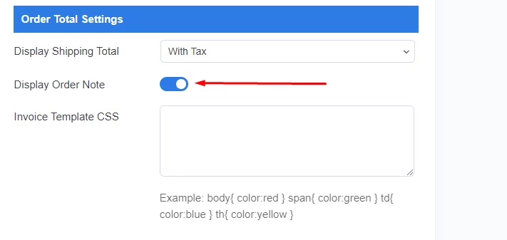 You can select to display custom notes customer leaves during the checkout process.