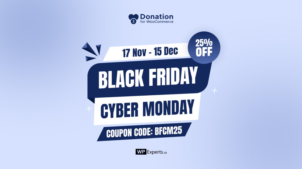 Donation for WooCommerce Black Friday Deal 2025 

