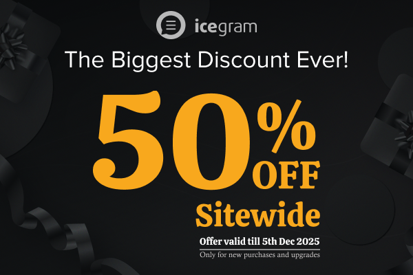 Icegram Black Friday Deal 2025 
