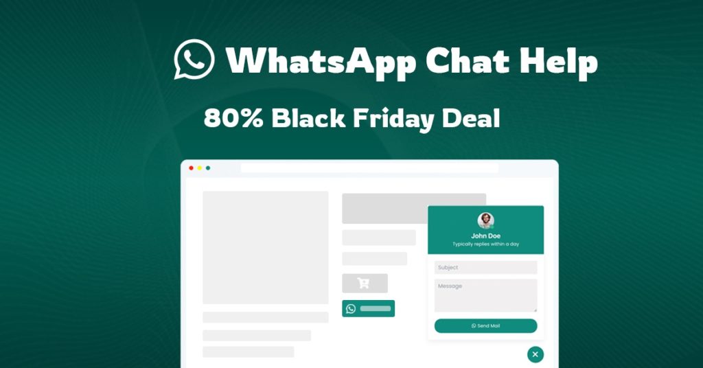 WhatsApp Chat Help Black Friday Deal 2025 
