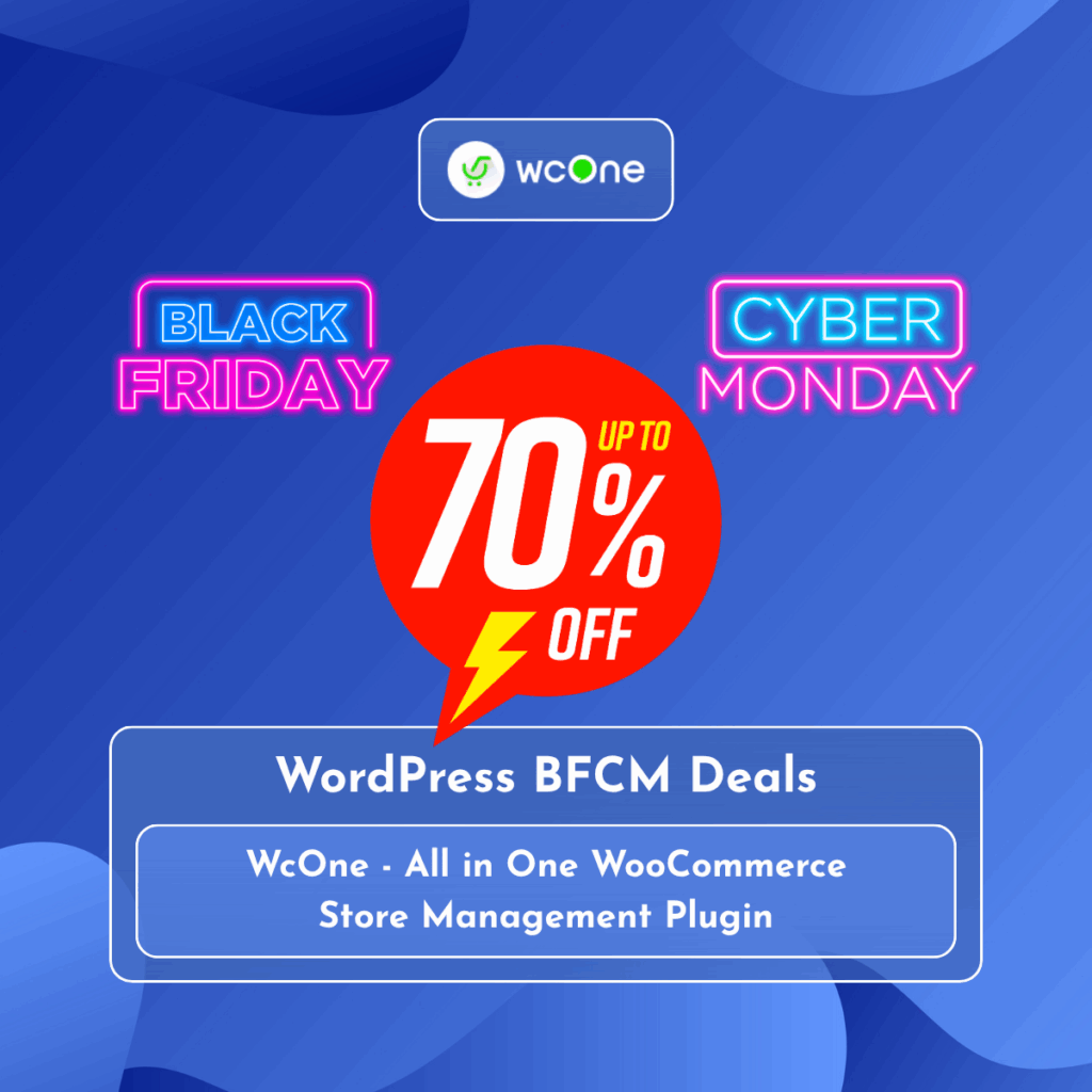 WcOne Black Friday Deal 2025 
