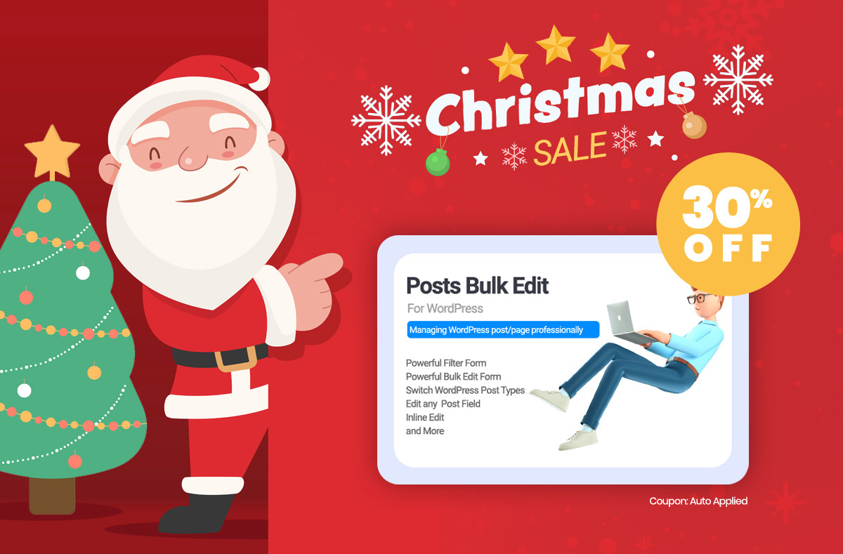 WordPress Posts/Pages/Custom Posts Bulk Edit