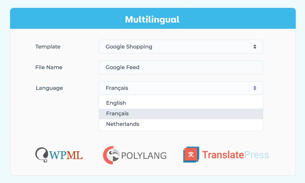 Multilingual Product Feed Creation 