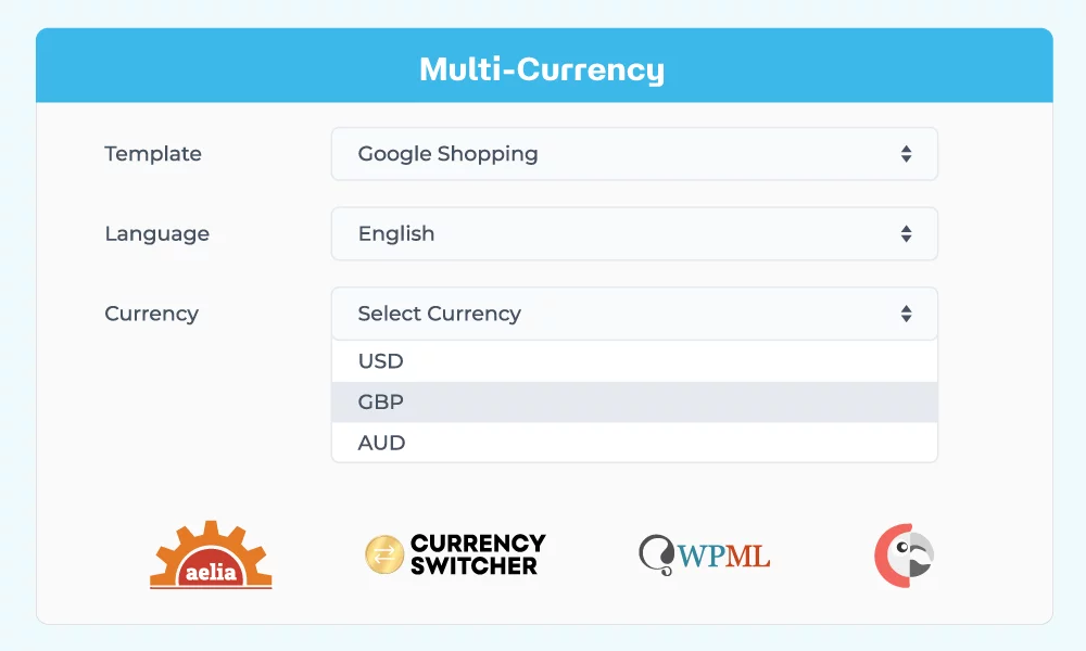 Multicurrency Product Feed Generation