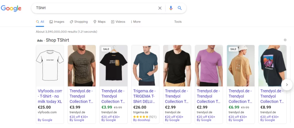 Google Standard Shopping Campaign