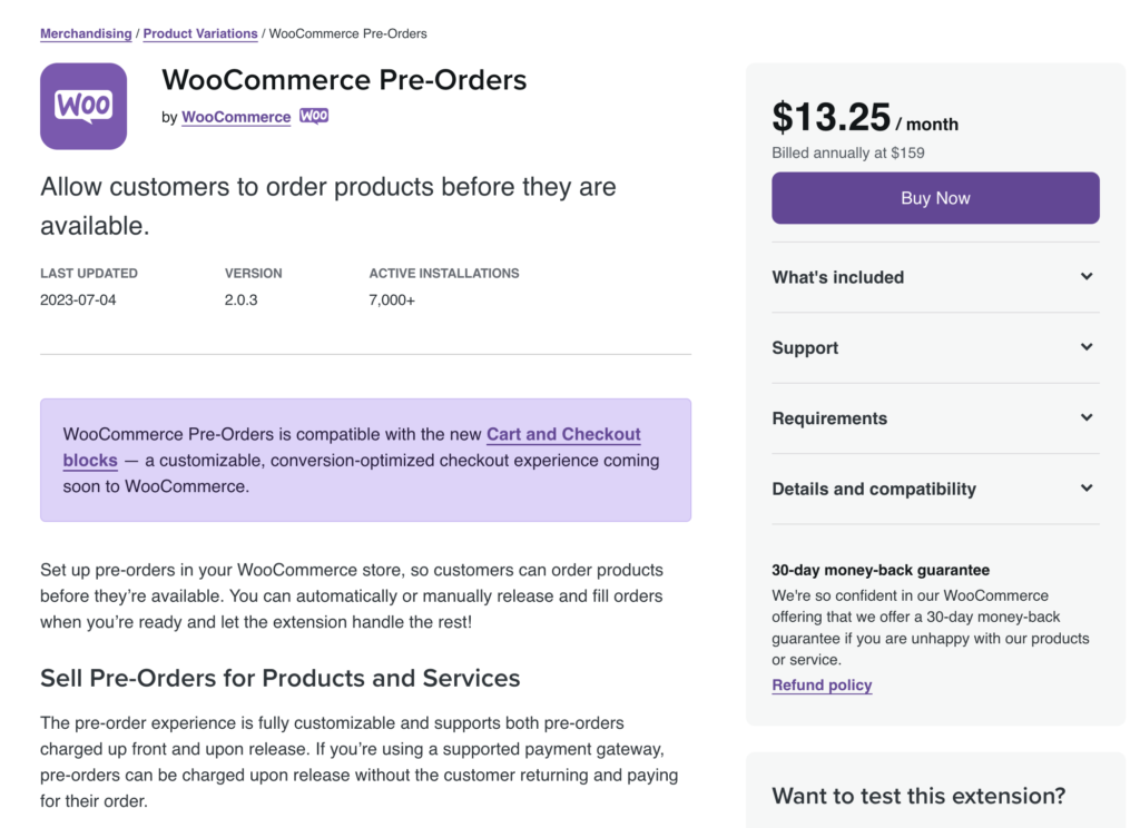 woocommerce preorders plugin