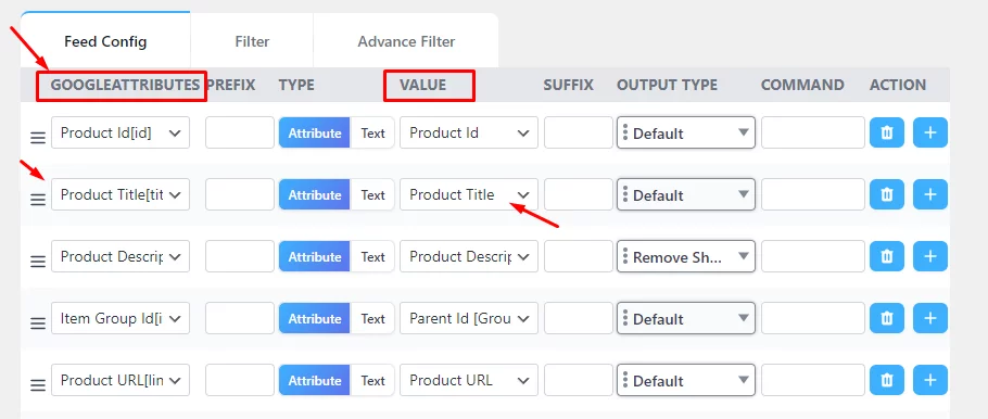 attributes and assigning values