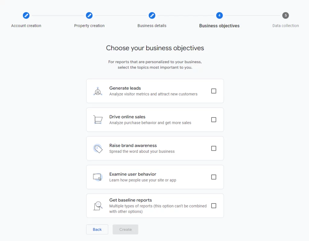 Google Analytics WooCommerce Business goals