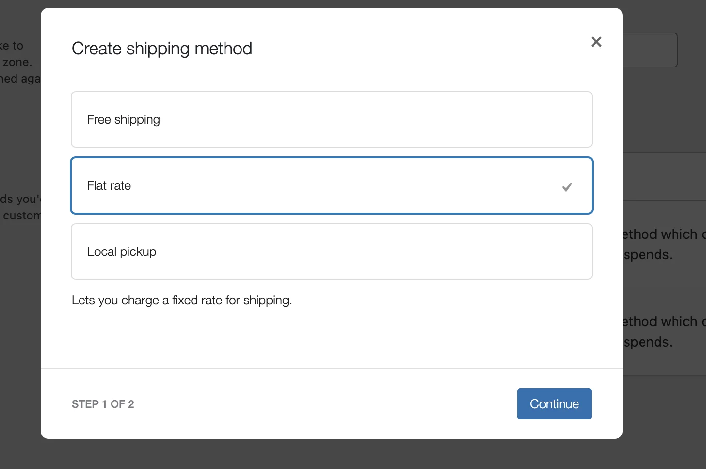 Add shipping method