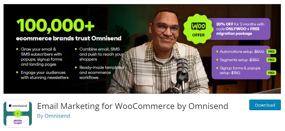 Omnisend WooCommerce email marketing plugin