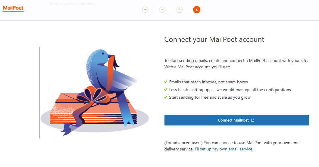 connect mailpoet