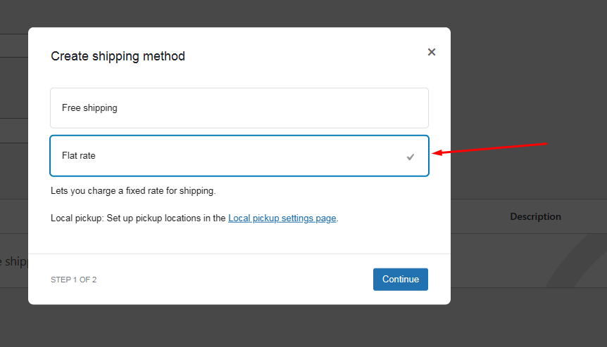 add flat rate for WooCommerce table rate shipping