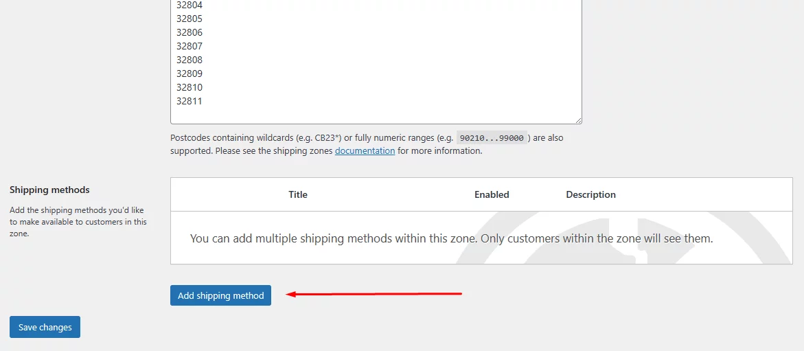 add shipping method