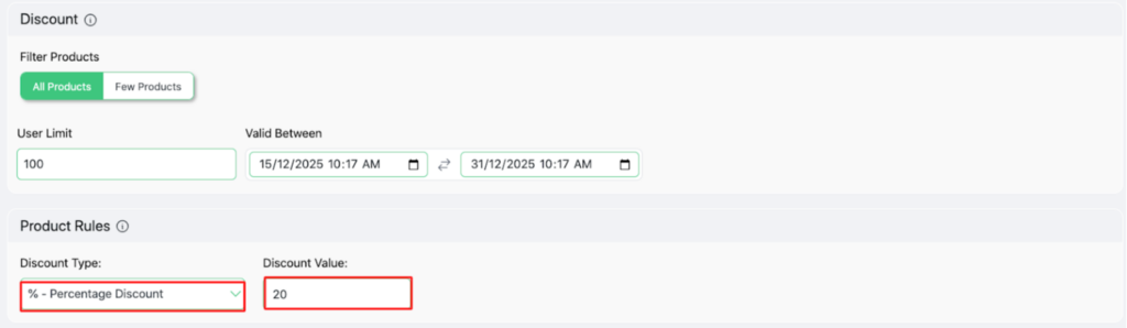 How to Setup WooCommerce First Order Discount (Easy Guide) Choose Your Discount Type and Value