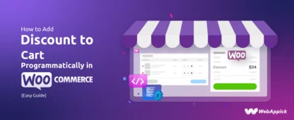 Add Discount to Cart Programmatically in WooCommerce