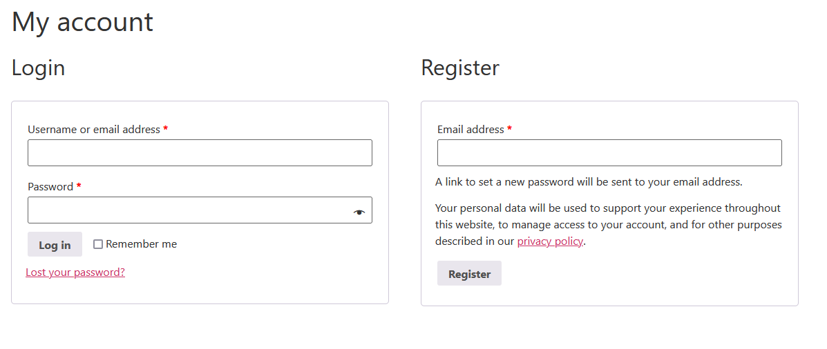 register account