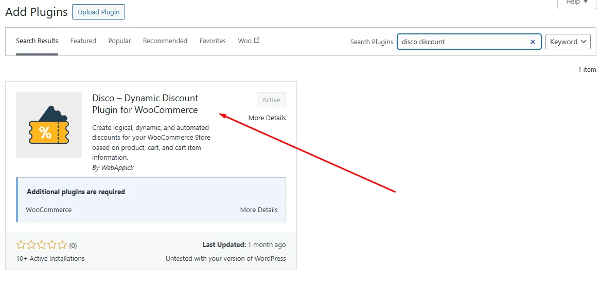 install WooCommerce user role discount plugin