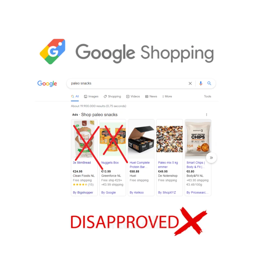 Google Merchant Center Disapproved Product