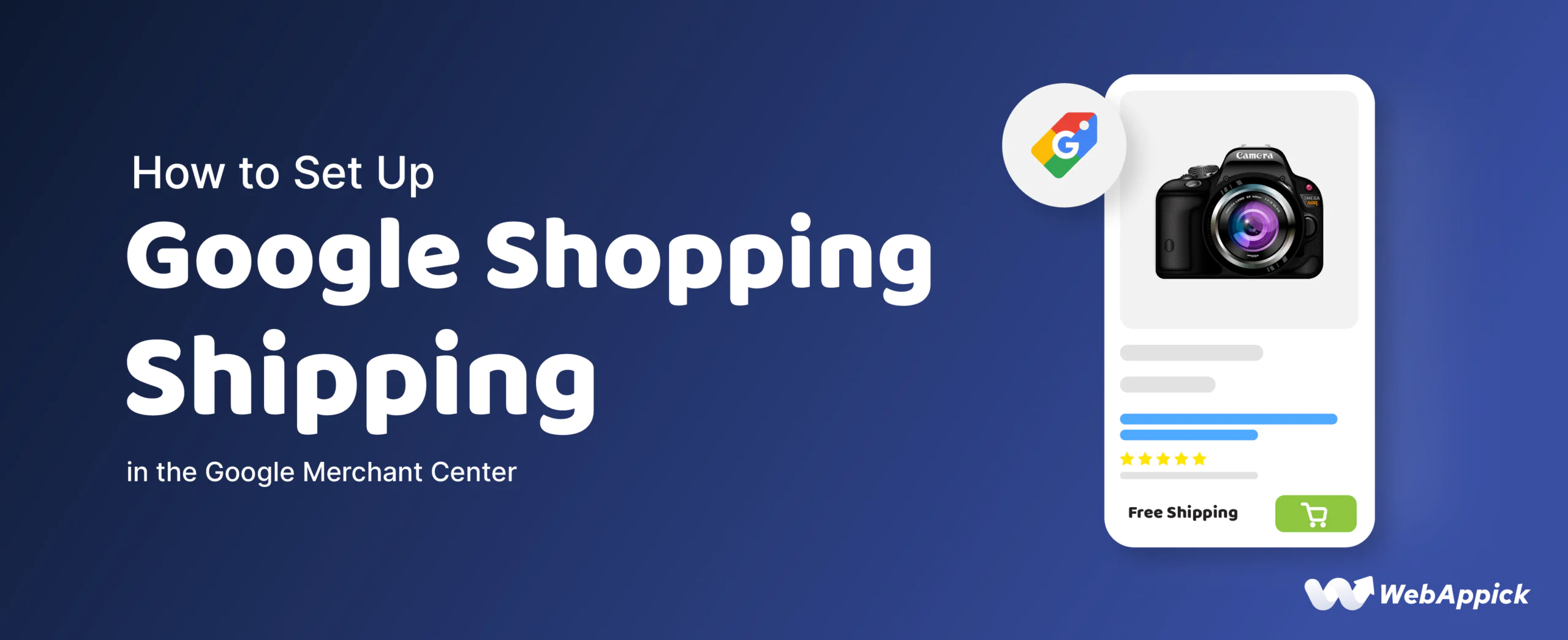 How to Set Up Google Shopping Shipping in Google Merchant Center