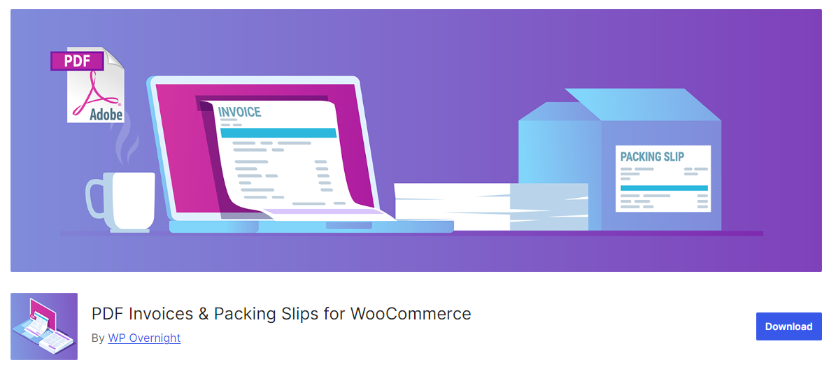 Lis of best WooCommerce pdf invoice plugin 