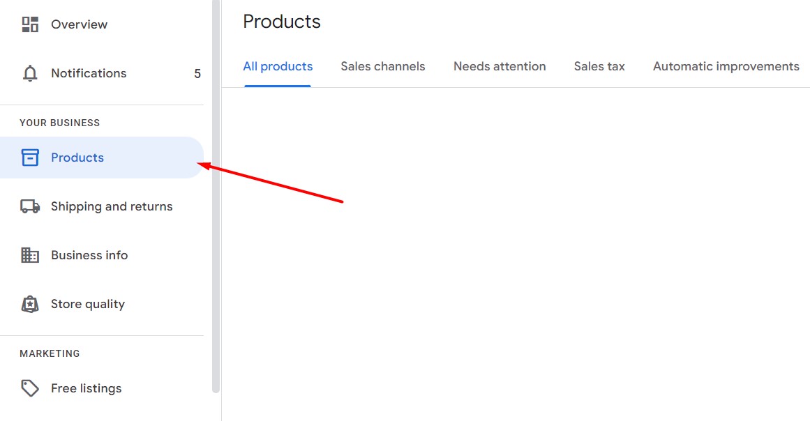 add Google Shopping ads feed