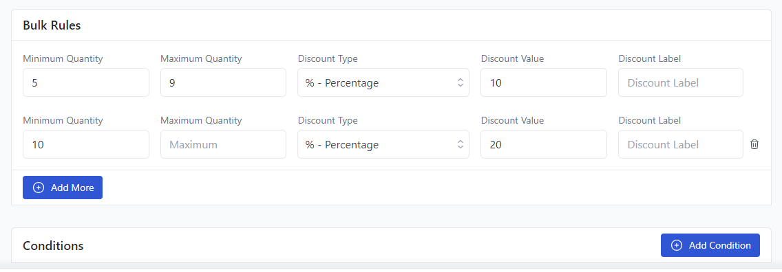 set discount rule