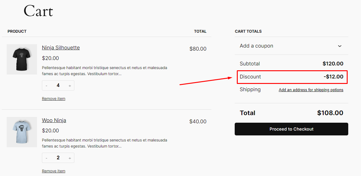 apply discount using a WooCommerce cart discount plugin