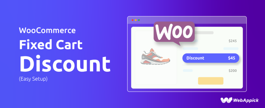 Setup WooCommerce Fixed Cart Discount