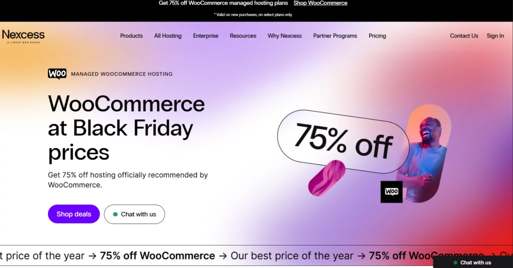 Black-friday Deal on WooCommerce Hosting Plans from Liquid Web (Nexcess)