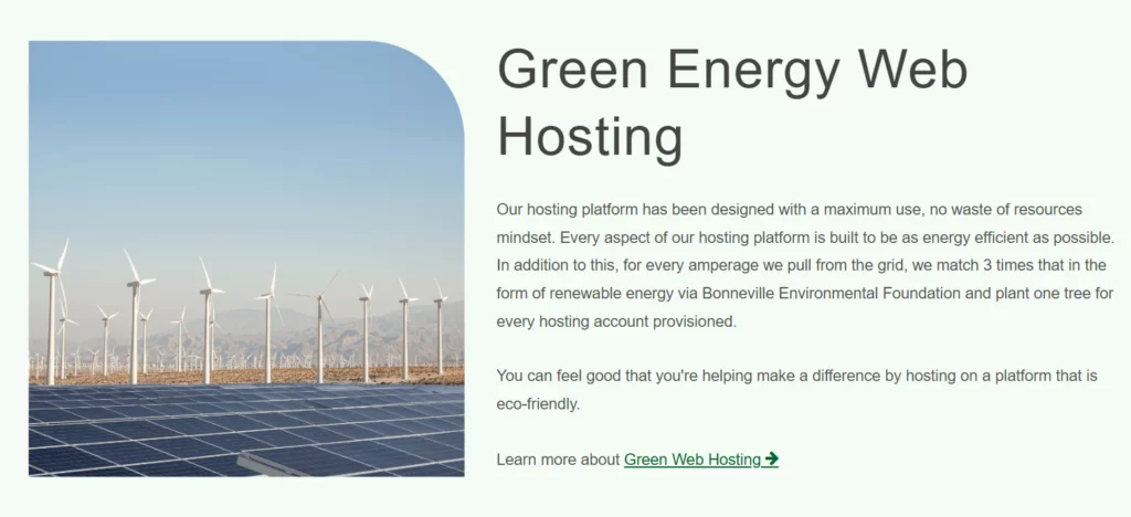 Green WooCommerce Hosting from GreenGeeks