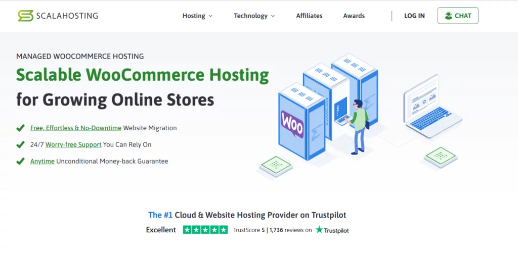 Managed WooCommerce Hosting from Scala Hosting