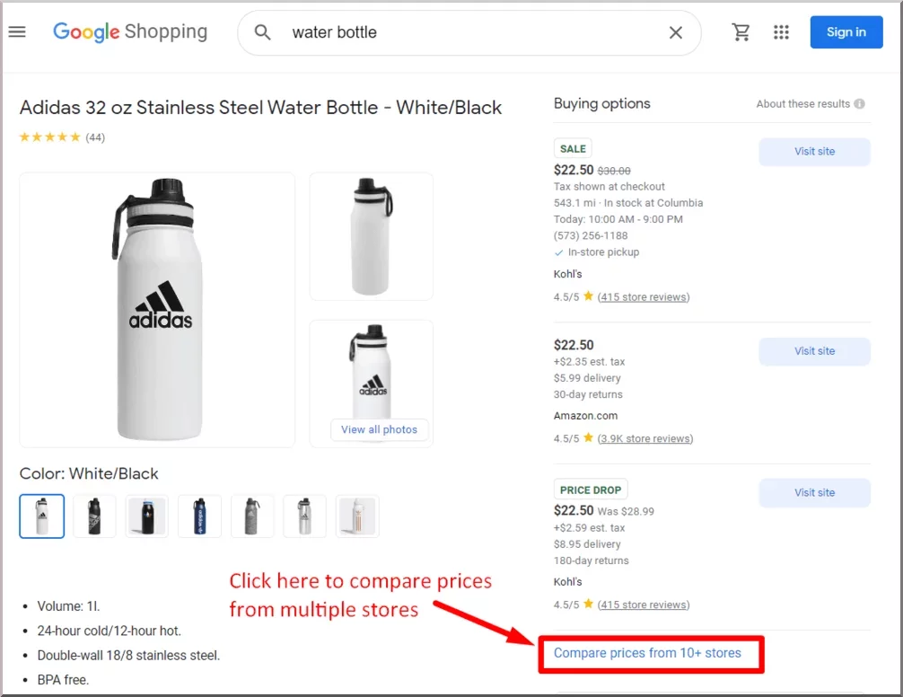 google shopping price comparison uk
