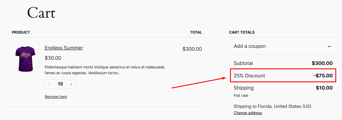 how to set a discount on WooCommerce 