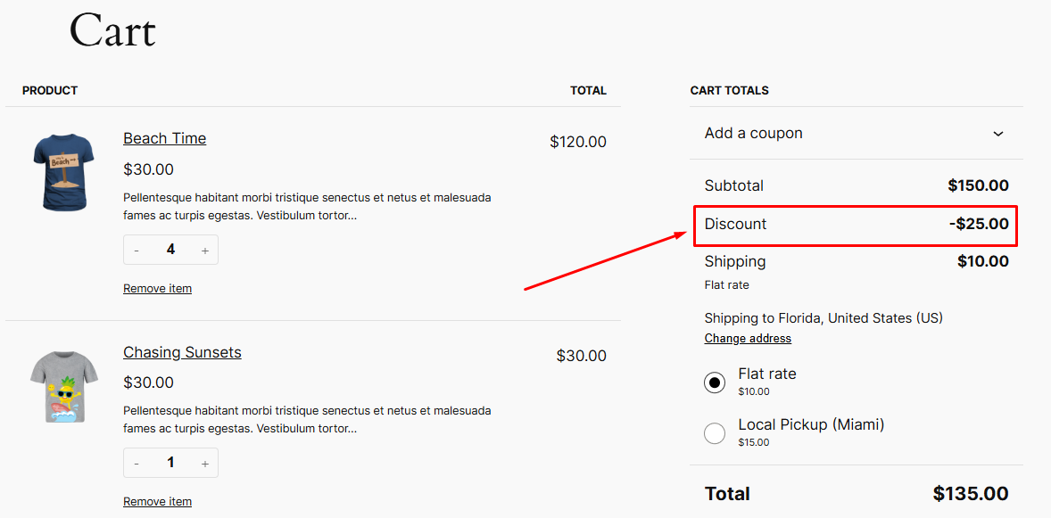 how to set a discount on WooCommerce 