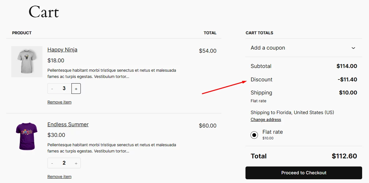 WooCommerce automatic discount