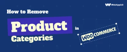 how to remove product catagories in Woocommerce