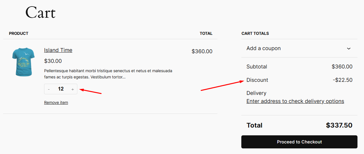 bulk order discount WooCommerce