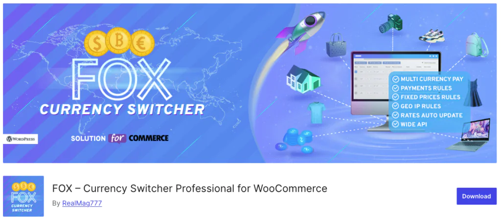 How to Change Currency in WooCommerce (Default, Symbol & Multi-Currency) FOX – Currency Switcher Professional for WooCommerce
