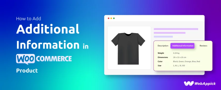 How to Add Additional Information in WooCommerce Products