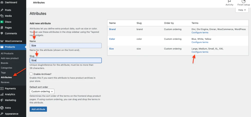 How to Add Attribute to WooCommerce product? How to Add Attribute to WooCommerce product? - How to Add Size Attributes in WooCommerce