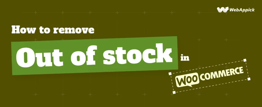 How to remove out of stock products in woocommerce