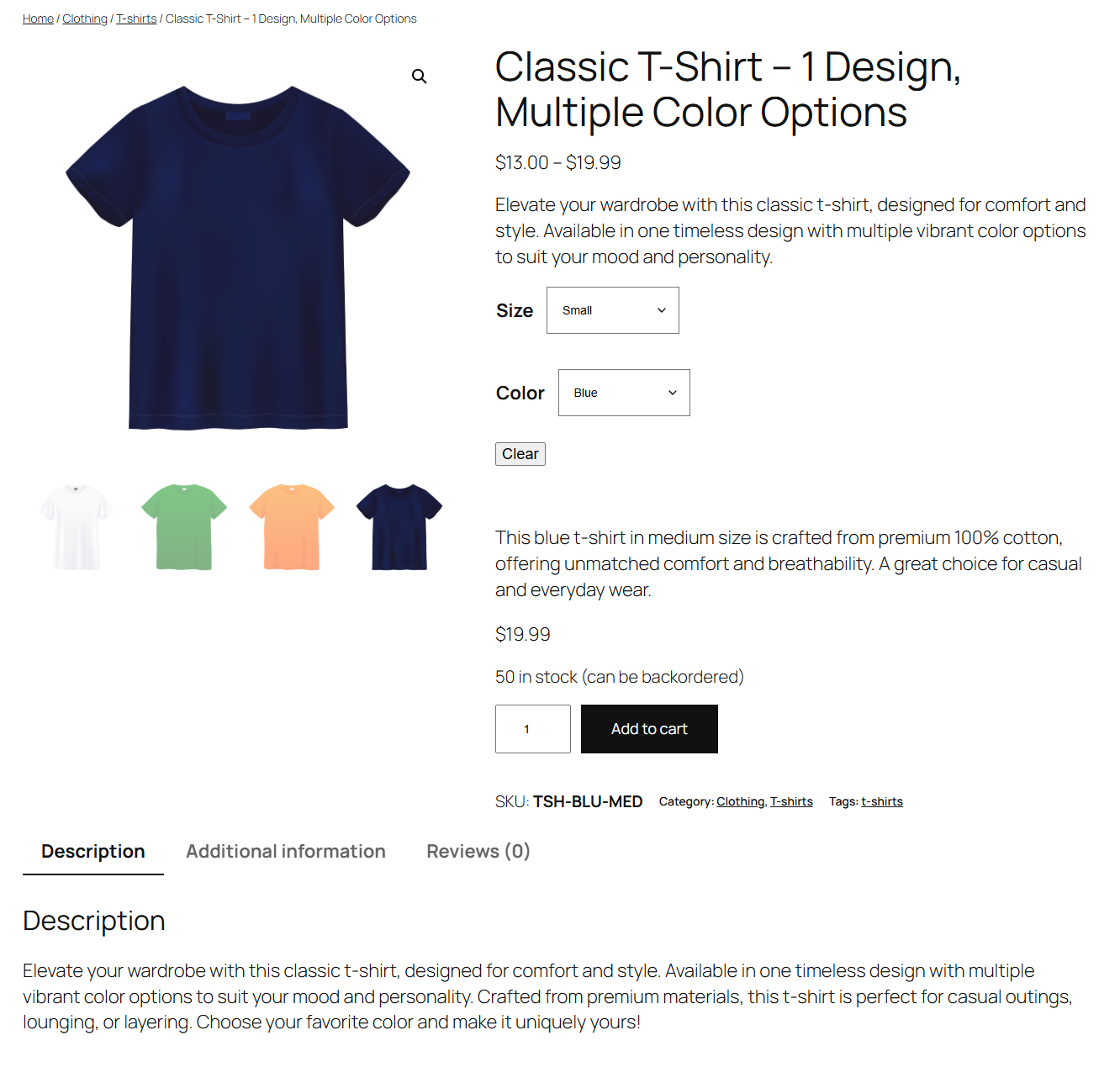 How to add variable product in WooCommerce