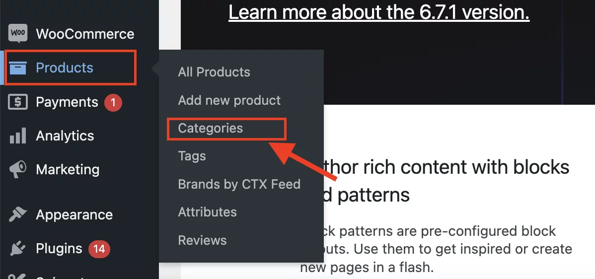 Products>>Categories