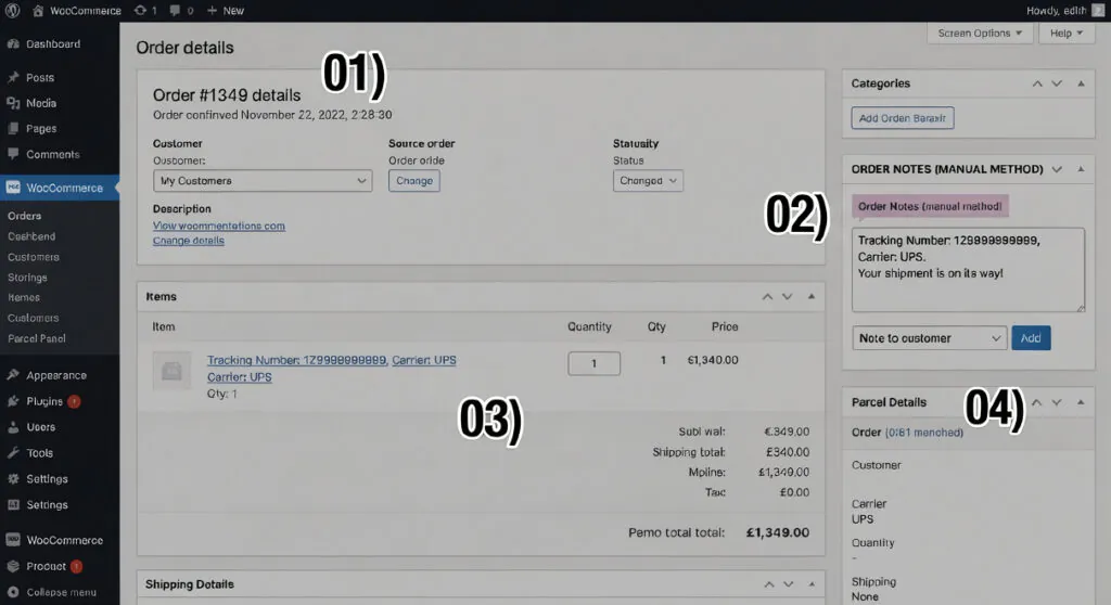 How to Add Tracking Numbers to WooCommerce (Free Shipment Tracking Guide) Add a Tracking Number Manually