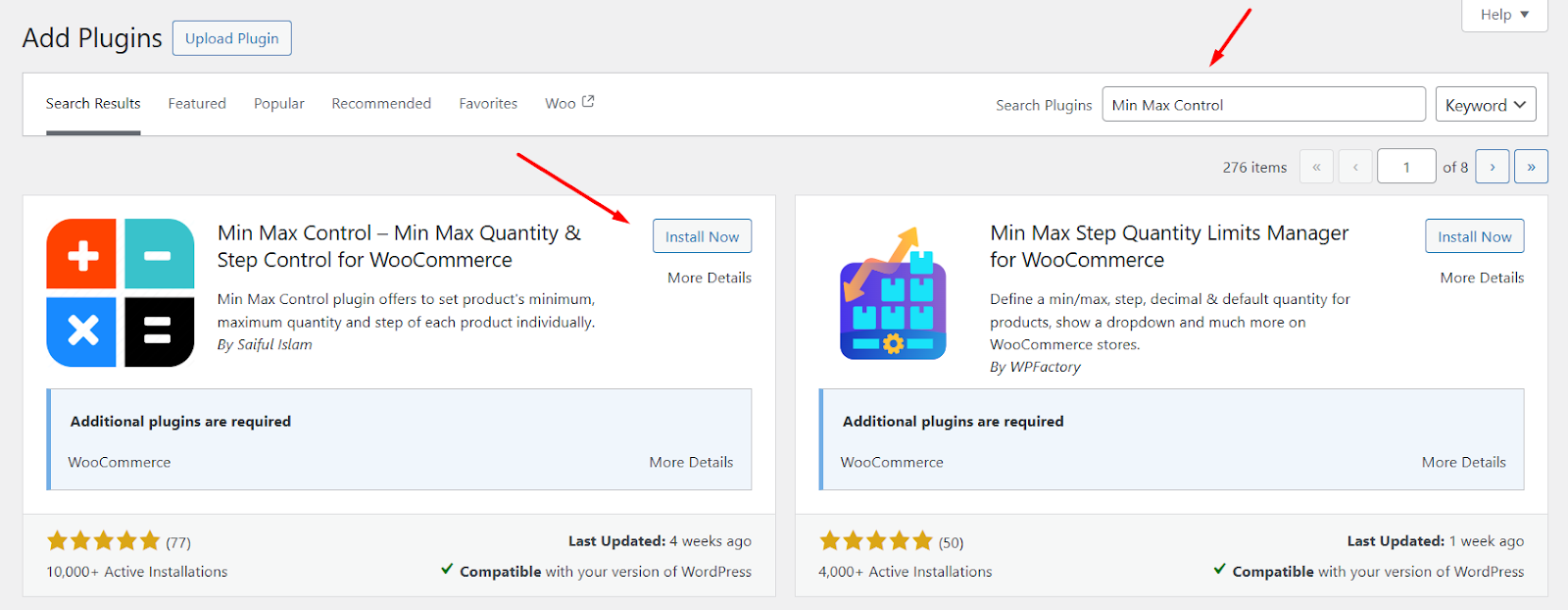 install MOQ plugin