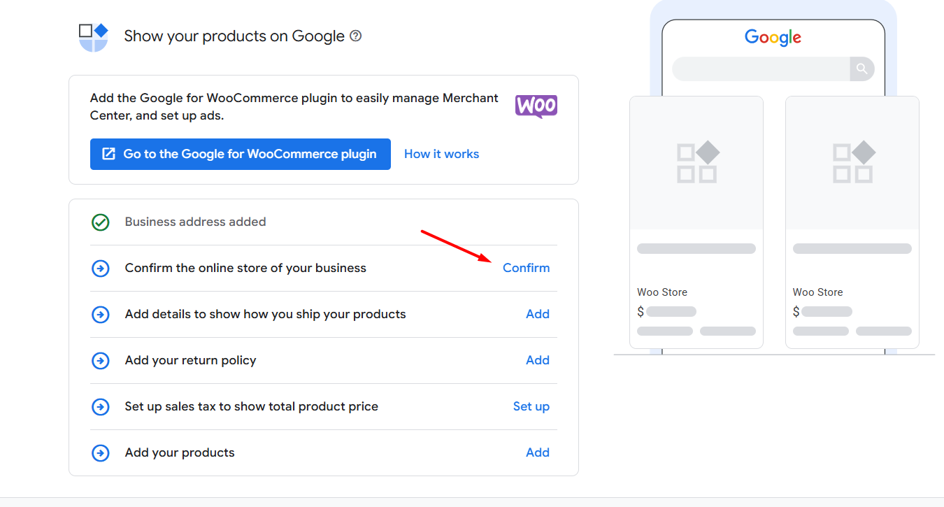 confirm site